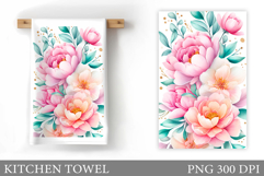 Flowers Kitchen Towel. Wildflowers Kitchen Towel Design Product Image 1