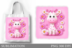 Giraffe Tote Bag Sublimation. Cute Giraffe Sublimation Product Image 1