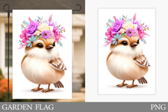 Bird Garden Flag Design. Bird Sublimation Product Image 1
