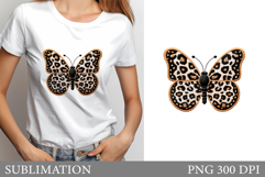 Butterfly Sublimation. Butterfly T-Shirt Design Product Image 1