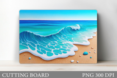 Sea Cutting Board Design. Sea Sublimation Product Image 1