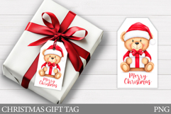 Christmas Gift Tags. Christmas Bear Gift Tag Printable Product Image 1