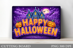 Halloween Cutting Board. Pumpkin Cutting Board Sublimation Product Image 1