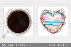 Sea Coaster Design. Sea Sublimation Product Image 1