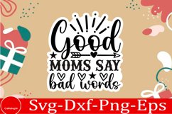 Mothers day sticker SVG Bundle Funny Mom Svg Design Funny Qu Product Image 9