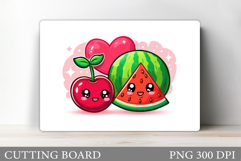Cute Watermelon Cutting Board. Cute Cherry Cutting Board Product Image 1