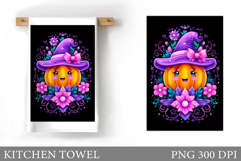 Cute Pumpkin Garden Flag. Halloween garden Flag Sublimation Product Image 1