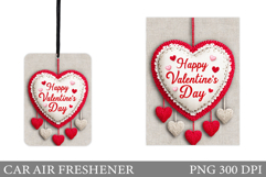 Valentines Day Car Air Freshener. Heart Car Air Freshener Product Image 1