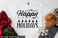 Christmas Svg holiday quotes Svg design Christmas T shirt Product Image 1