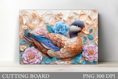Cute Duck Cutting Board. Cute Duck Kitchen Cutting Board Product Image 1