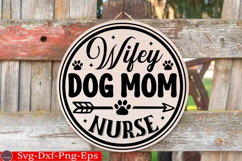 Dog Round Sign SVG Bundle Funny Dog Round Sign Dog Bundle Product Image 15