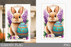 Easter Bunny Garden Flag.Easter Garden Flag Design Product Image 1