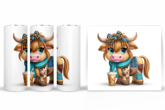 Cow Tumbler Design. Cow Tumbler Sublimation Product Image 2