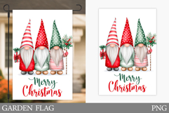 Christmas Gnome Garden Flag. Christmas Garden Flag Design Product Image 1