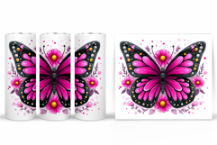 Butterfly Tumbler Sublimation. Butterfly Sublimation Product Image 2