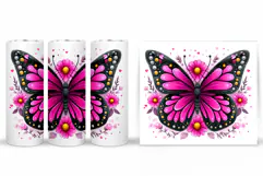 Butterfly Tumbler Sublimation. Butterfly Sublimation Product Image 2