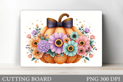 Pumpkin Cutting Board Design. Pumpkin Sublimation Product Image 1