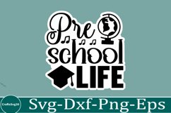 Back To School sticker svg Design School &amp; Teacher SVG Product Image 1