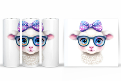 Cute Lamb Tumbler Sublimation. Funny Lamb Tumbler Design Product Image 2
