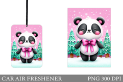Cute Panda Car Air Freshener. Christmas Car Air Freshener Product Image 1