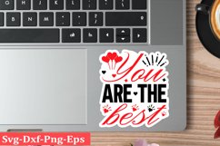 Valentine sticker SVG Design Valentine Love Sticker Svg Product Image 1