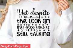 Sarcastic SVG, Design, Funny Quotes SVG, Tshirt Sarcastic Product Image 1