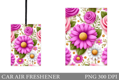 Flowers Flowers Car Air Freshener. Summer Car Air Freshener Product Image 1