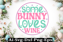 Happy Easter Round sign SVG Design Cute Easter Quotes SVG Product Image 1