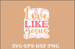 Christian Sticker Svg Design Christian Quotes Jesus Svg Des Product Image 1