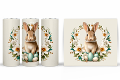 Easter Bunny Tumbler Design. Easter Tumbler Sublimation Product Image 2