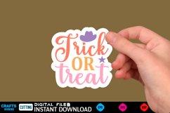Halloween sticker Svg Design,Halloween Quotes Spooky sticker Product Image 1