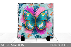 Butterfly Sublimation. Butterfly Slate Sublimation Product Image 1