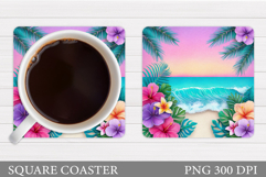 Sea Coaster Design. Sea Sublimation Product Image 1