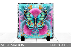 Butterfly Sublimation. Butterfly Slate Design Product Image 1