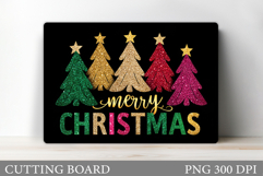 Christmas Tree Cutting Board. Kitchen Cutting Board Design Product Image 1