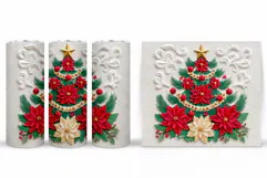 Christmas Tree Tumbler Sublimation. Christmas Tumbler Design Product Image 2
