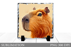 Capybara Sublimation. Capybara Slate Design Product Image 1