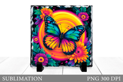 Butterfly Sublimation. Butterfly Slate Sublimation Product Image 1
