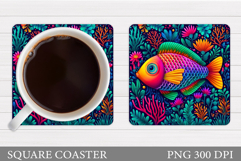 Fish Coaster Sublimation. Fish Sublimation Product Image 1