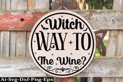 Halloween round sign svg design and Halloween quotes Product Image 1