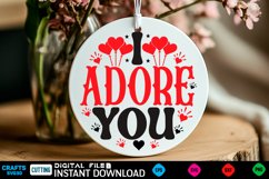 Valentine Svg Round Sign Bundle Valentine Svg quotes Product Image 1