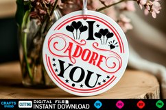 i adore Farmhouse Sign, Round Sign Design Product Image 1