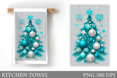 Christmas Tree Kitchen Towel. Christmas Kitchen Towel Product Image 1