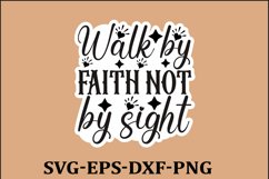Christian Sticker Svg design and Jesus quotes Religious Svg Product Image 1