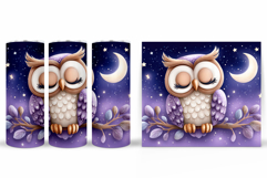 Owl Tumbler Sublimation. Owl Sublimation Product Image 2