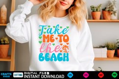 Summer vacation svg design Beach quotes Funny summer design Product Image 1