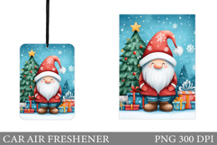 Cute Gnome Car Air Freshener. Christmas Car Air Freshener Product Image 1