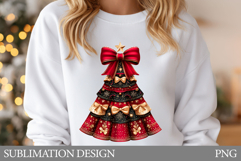 Christmas Tree Sublimation. Christmas Tree T-Shirt Design Product Image 1