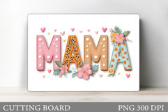 Mother's Day Cutting Board. Mother's Day Sublimation Product Image 1