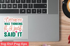 Sarcastic sticker Funny Quotes sticker, SVG, Mom Shirt Product Image 1